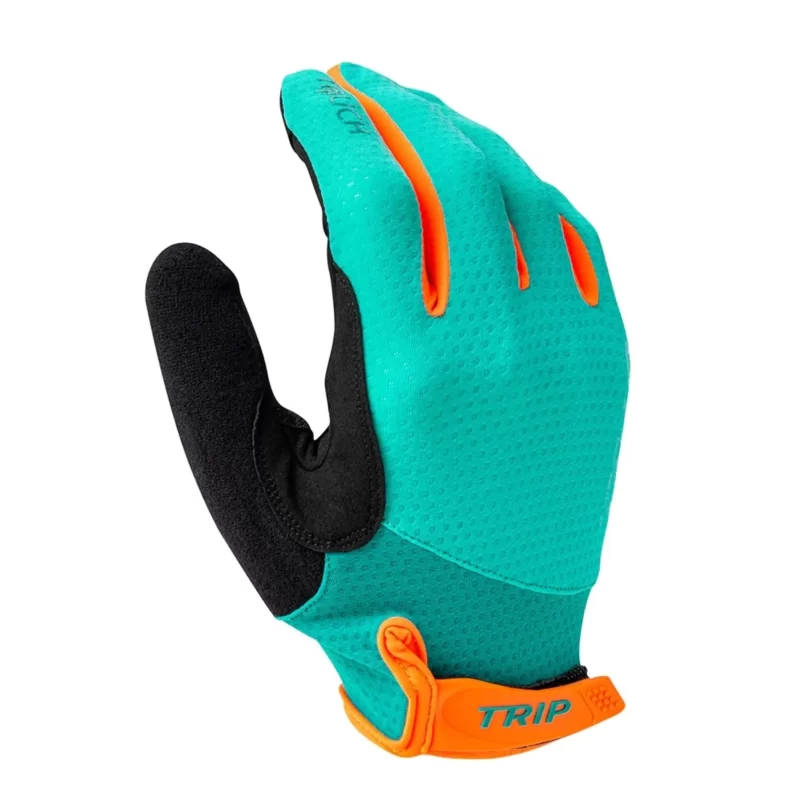 Guantes Largos Trip T/M Turquesa/Naranja